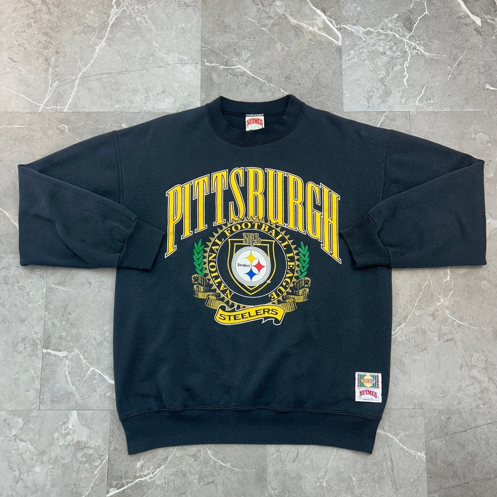 90s Vintage Nutmeg Pittsburgh Steelers Sweatshirt Mens Large Pullover Crewneck